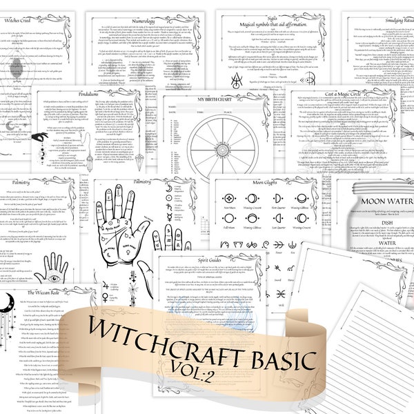 Witchcraft Basic vol.2 Grimoire Seiten Start Kit