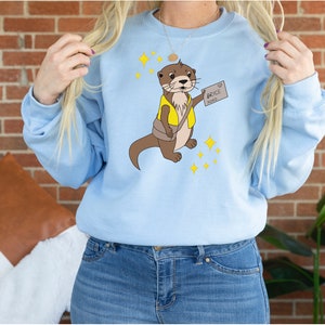 Otter Post Unisex Sweatshirt | Crescent City Sarah J Maas | OFFICIALLY LICENSED | House of Sky and Breath | Fitzroy Brookings | SJM