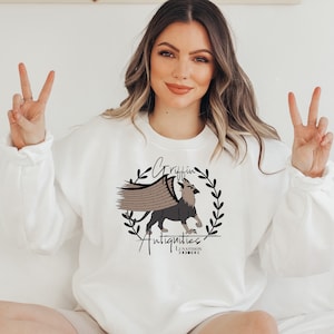 Griffin Antiquities Unisex Sweatshirt | Crescent City Sarah J Maas | OFFICIALLY LICENSED | House of Earth and Blood | Sky and Breath | SJM
