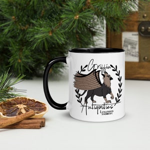 Griffin Antiquities Mug with Color Inside | Crescent City Sarah J Maas | OFFiCIALLY LICENSED | House of Earth and Blood | Lunathion | SJM