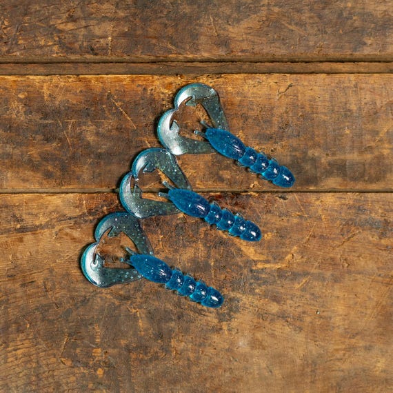 3" Baja Blast Crazy Craws, Soft Plastic Fishing Lures - Etsy