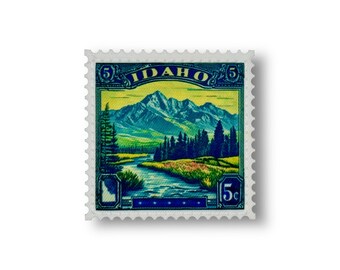State Postage Stamp Patch | Idaho