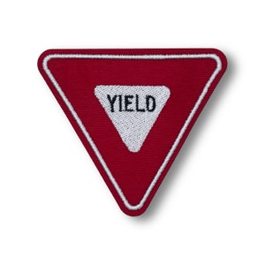 Yield Sign Road Sign Patch