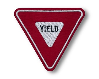 Yield Sign Road Sign Patch