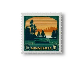State Postage Stamp Patch | Minnesota