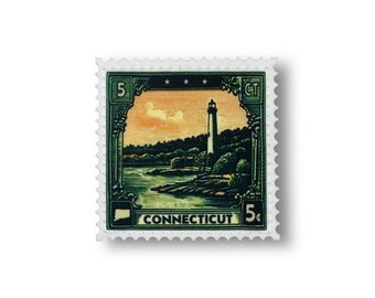 State Postage Stamp Patch | Connecticut