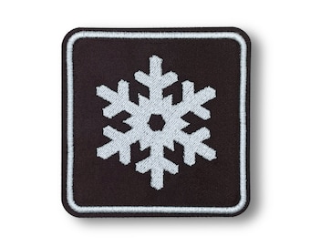 Winter Recreation Road Sign Patch