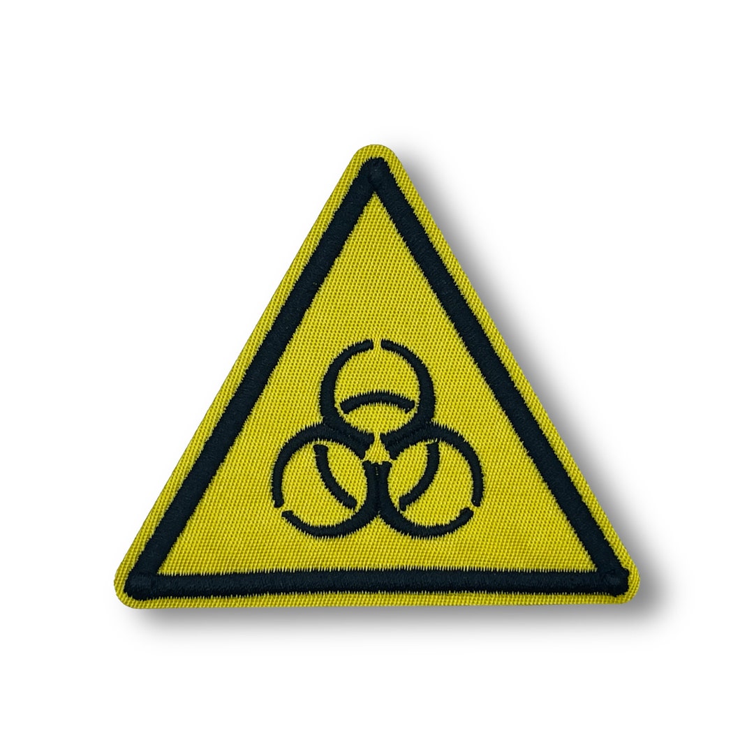 Biological Warning Sign Patch - Etsy