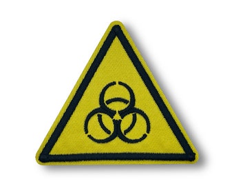 Biological Warning Sign Patch