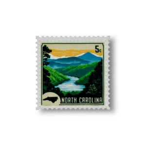 State Postage Stamp Patch | North Carolina