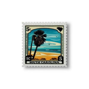 State Postage Stamp Patch | South Carolina