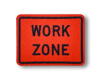 Work Zone Road Sign Patch