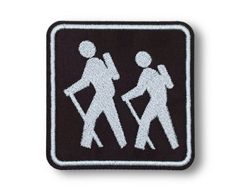 Hiking Trail Road Sign Patch