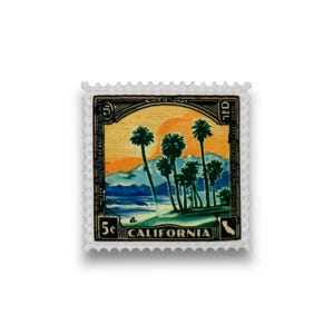 State Postage Stamp Patch | California