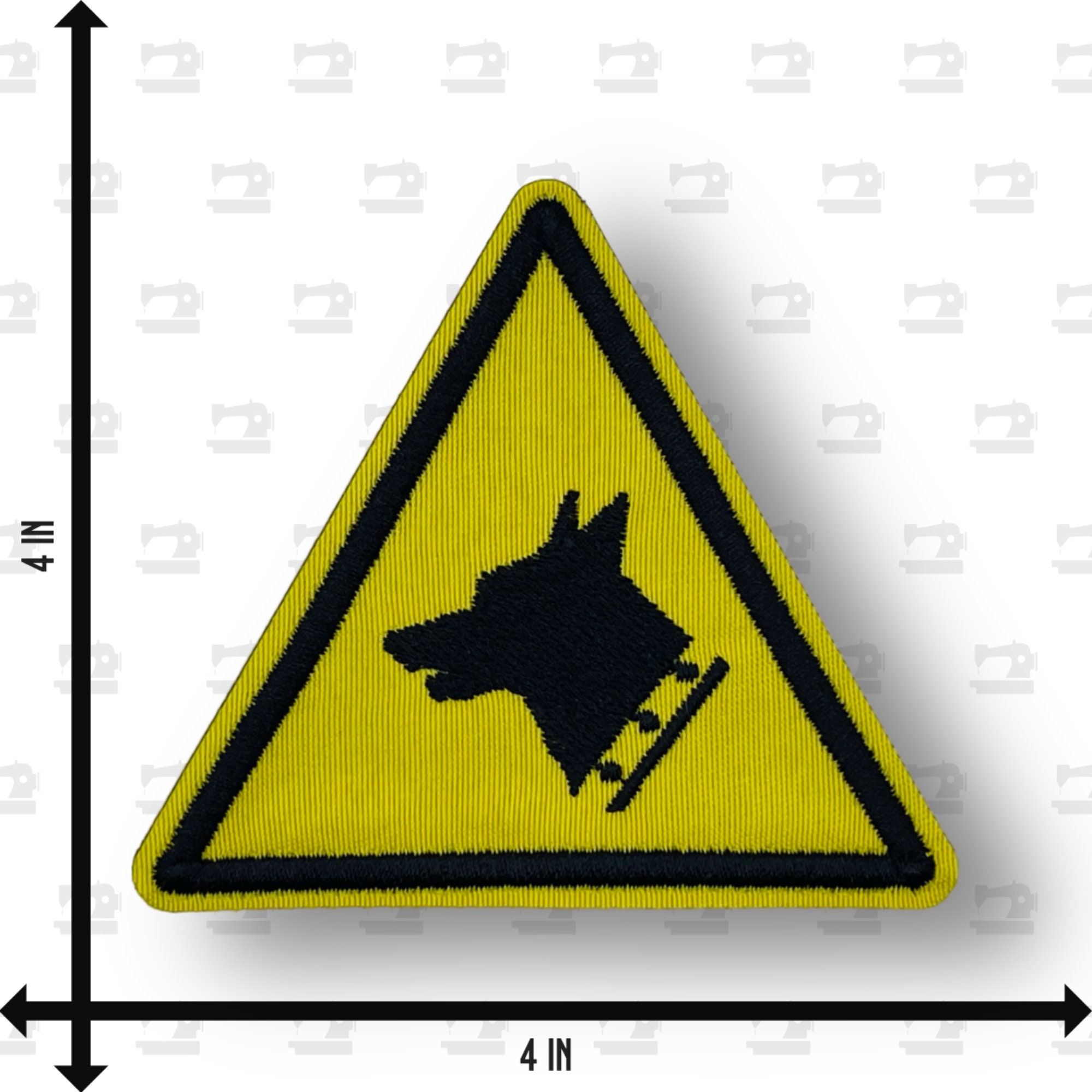 Guard Dog Warning Sign Patch - Etsy