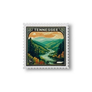 State Postage Stamp Patch | Tennessee