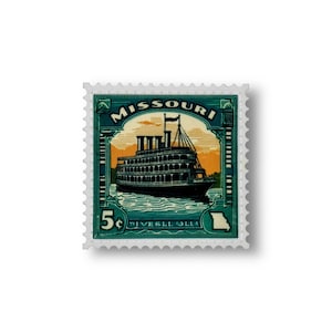 Emblema de selo postal estadual | Missouri