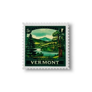 State Postage Stamp Patch | Vermont