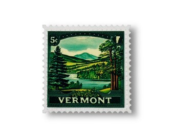 State Postage Stamp Patch | Vermont