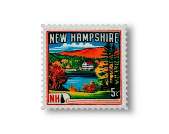 State Postage Stamp Patch | New Hampshire