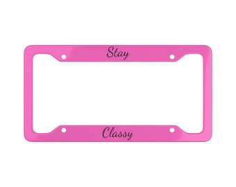 thumbnail interactive-video image 1 of Playboy Fan License Plate Frame – Made In USA, Car Plate Frames 1776, New 1 of 4