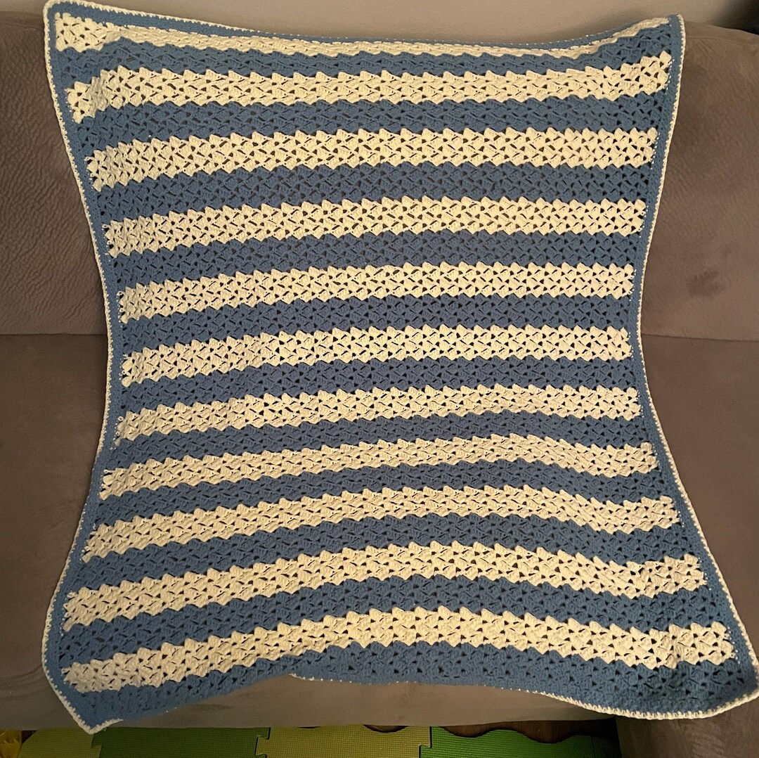 Drunken Granny Stitch Baby Blanket Etsy