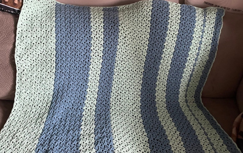 Drunken Granny Stitch Baby Blanket Etsy