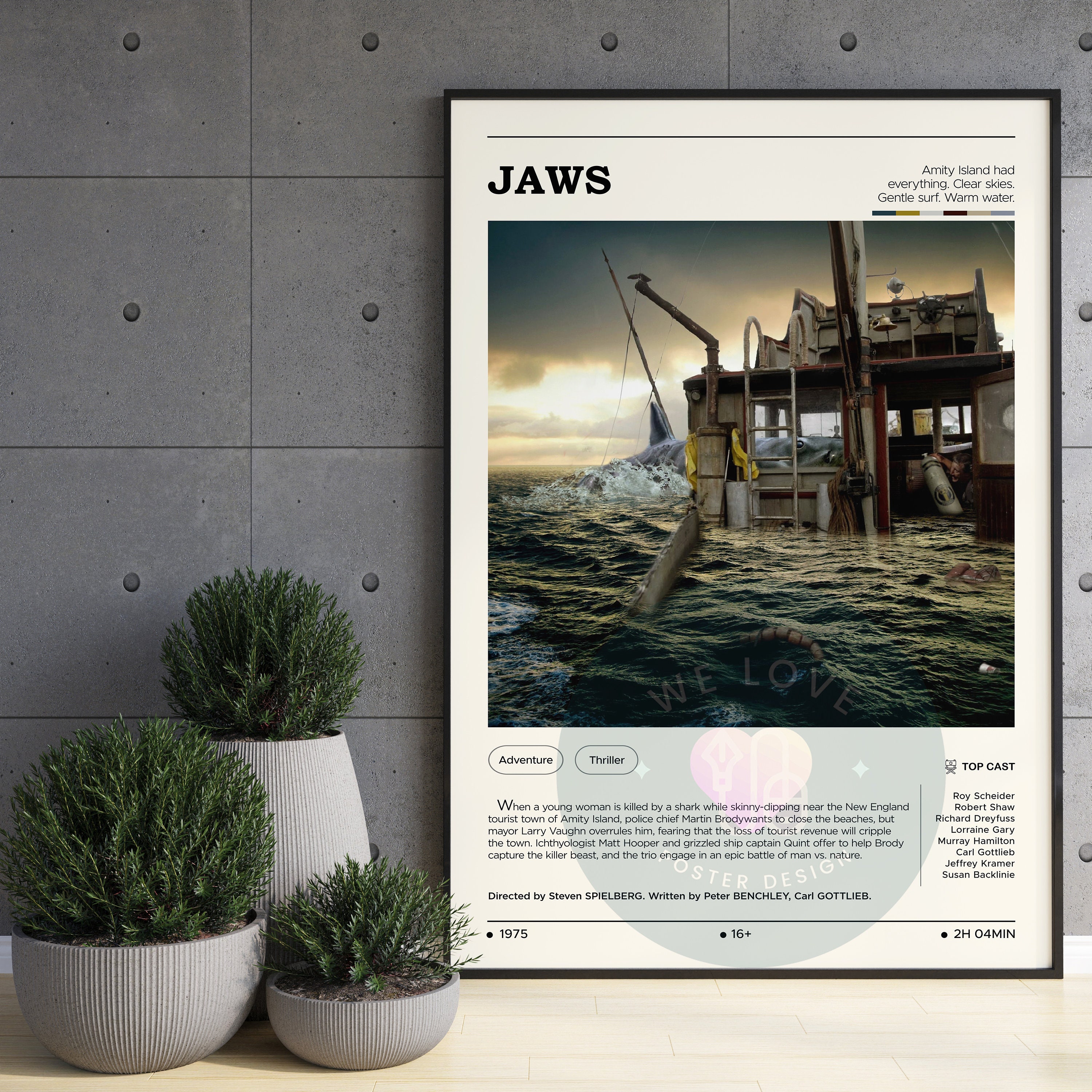 Movie Poster Jaws – delightful poster – Photowall