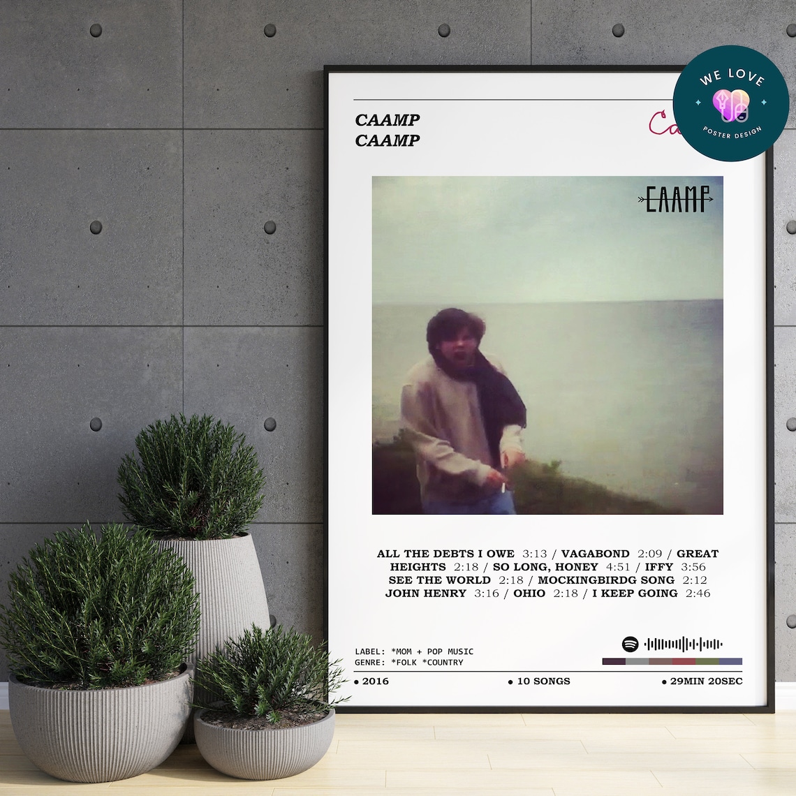 Caamp Caamp Album Poster / Caamp Poster / Album Cover Poster Etsy