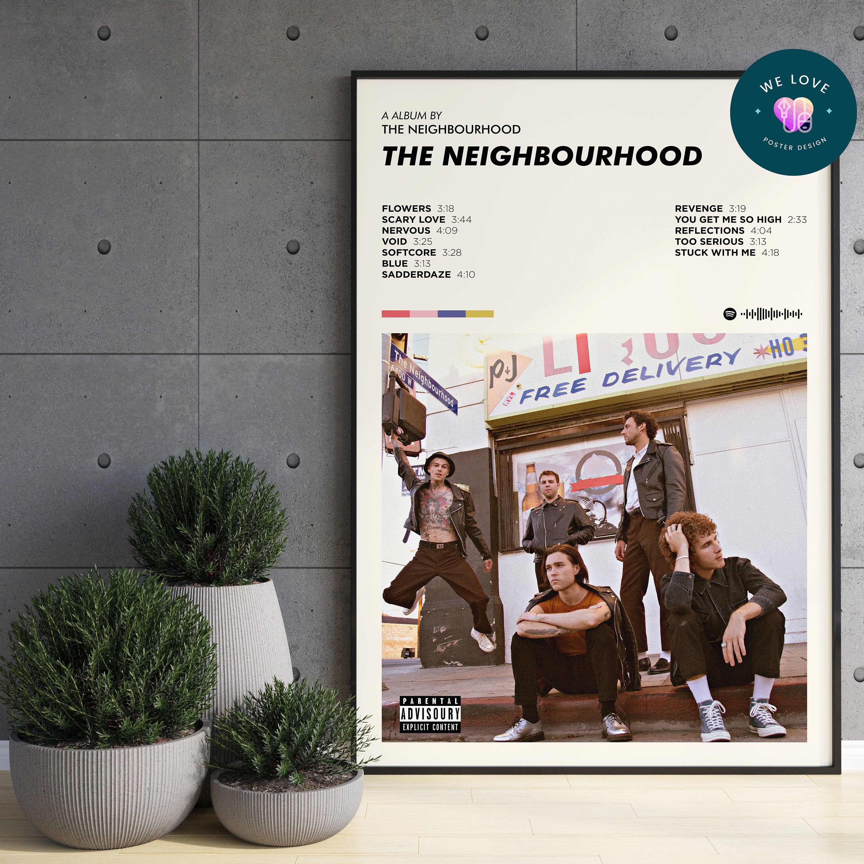 Sweater Weather Poster in 2023  The neighbourhood, Concert poster design,  Vintage music posters