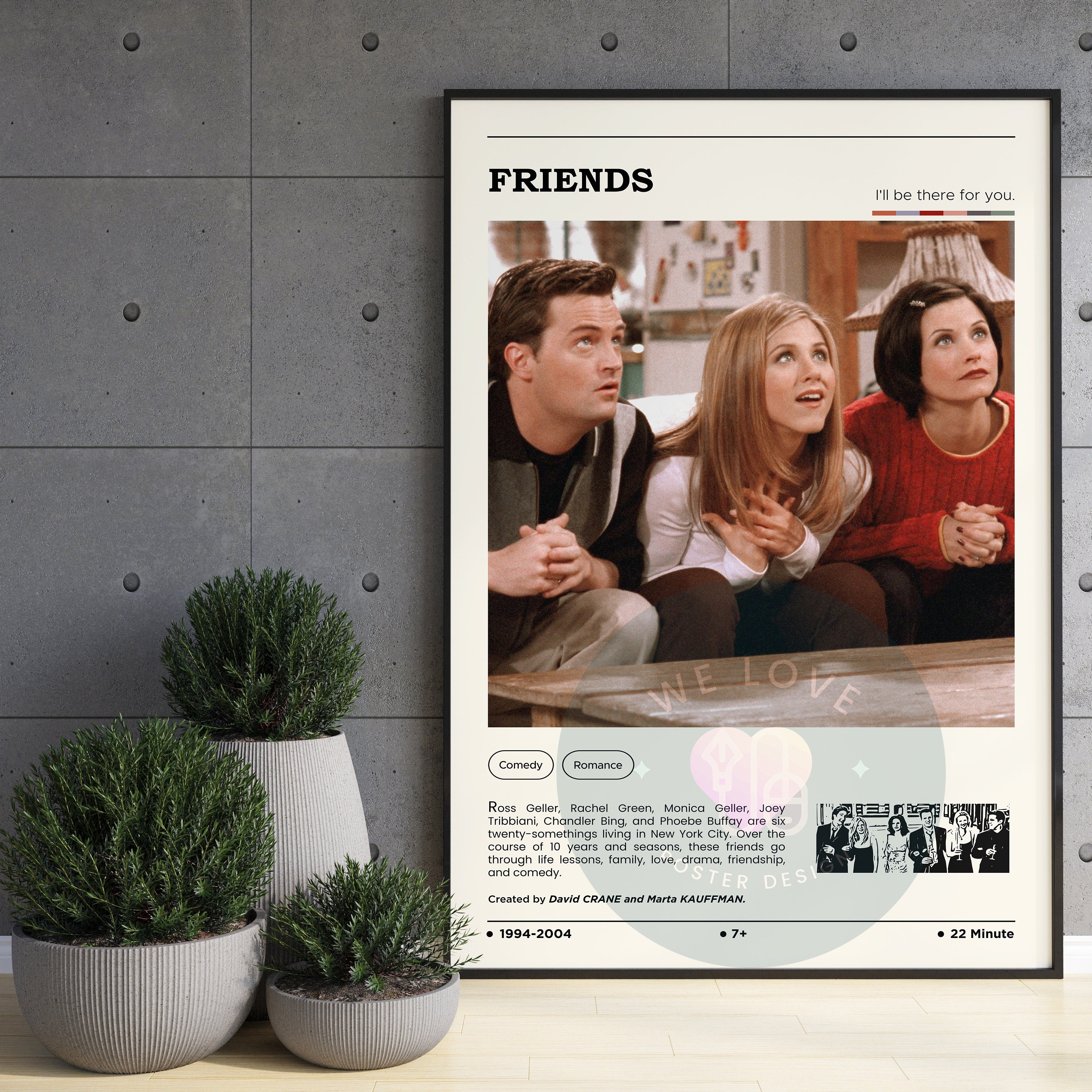 Discover Friends Tv Show Poster / Friends Poster / Tv Show Print /  Tv Series Gifts