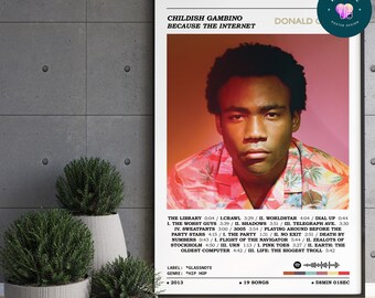 Childish Gambino Porque El Póster De Internet / Póster De Childish.
