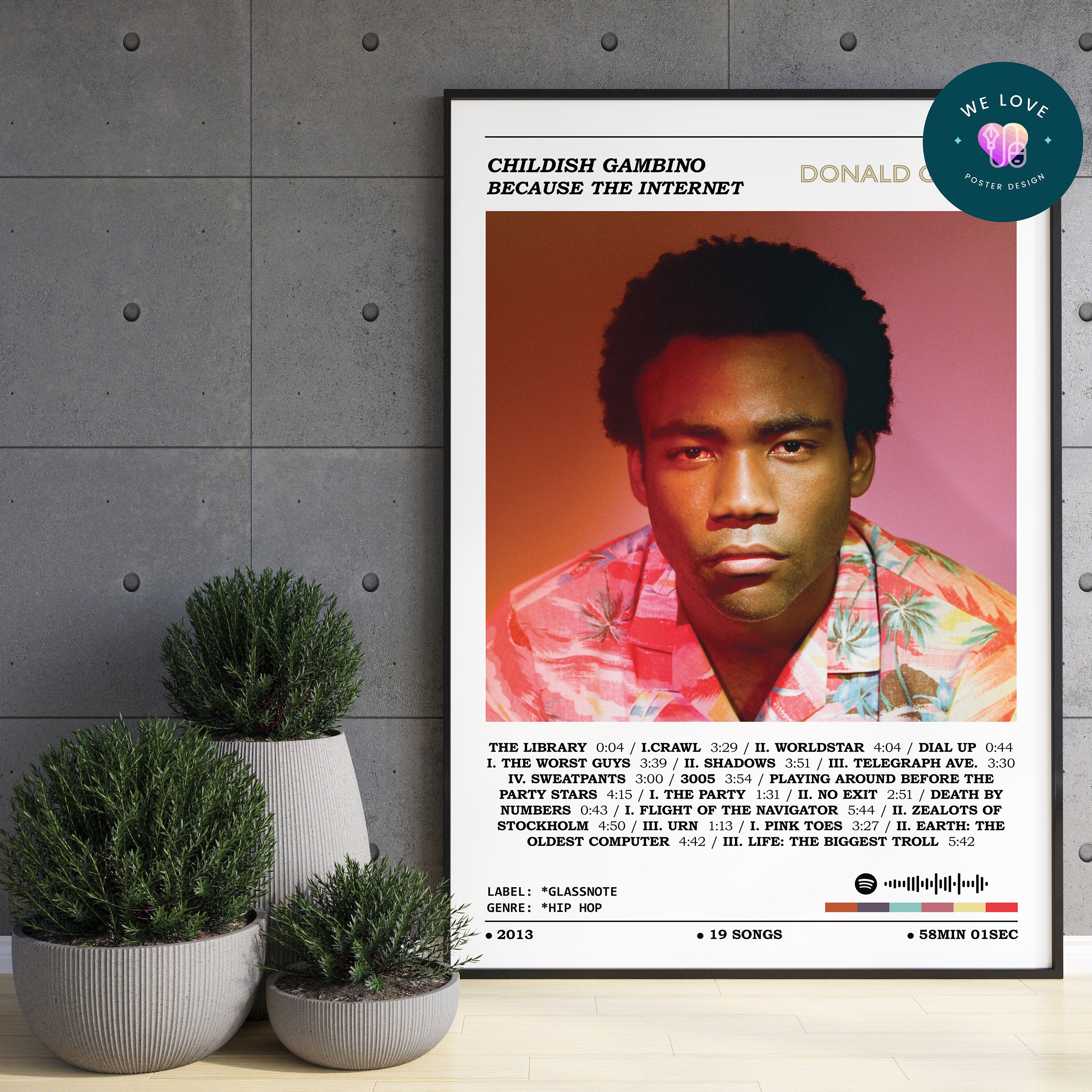 Childish Gambino Porque El Póster De Internet / Póster De Childish.