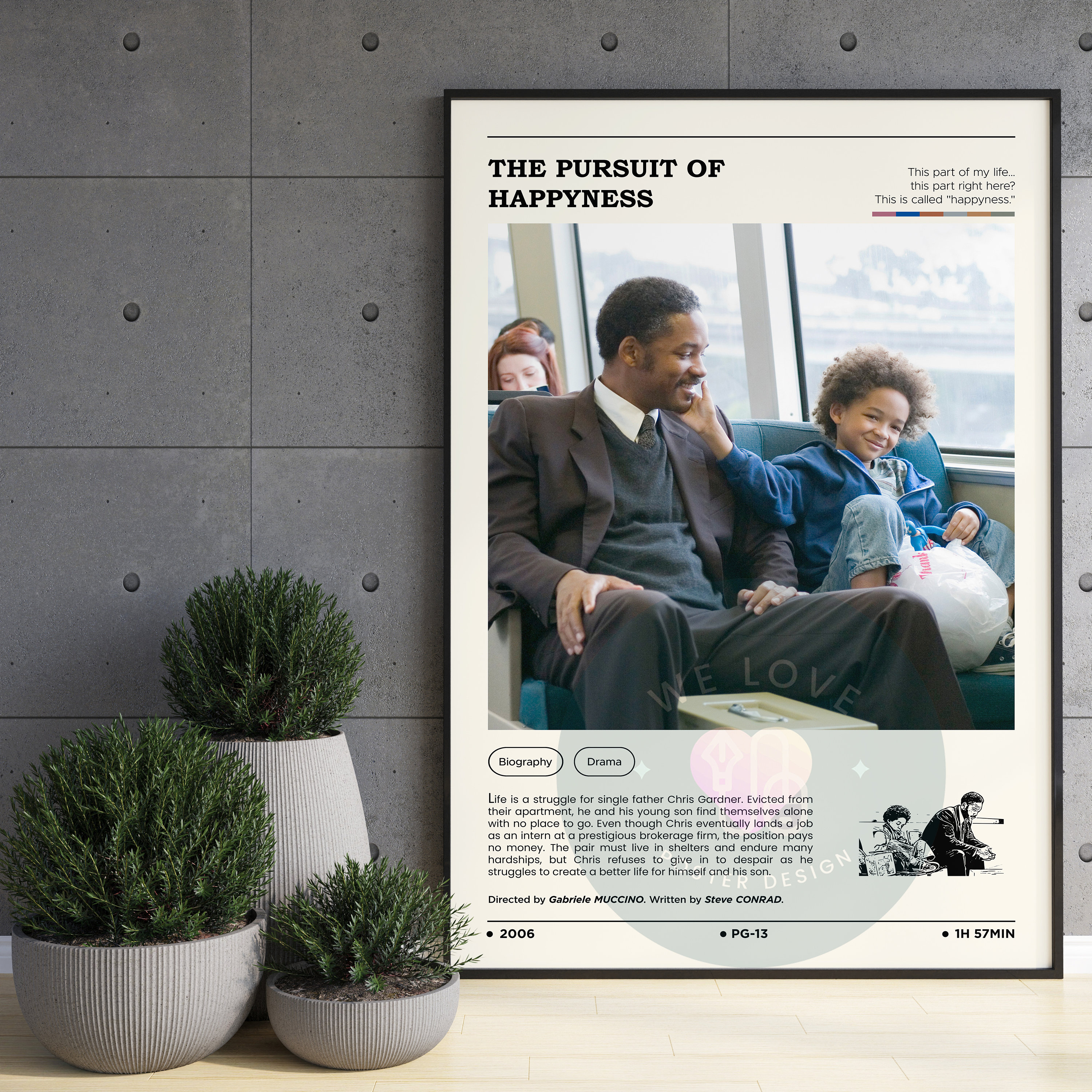 pursuit of happyness movie poster