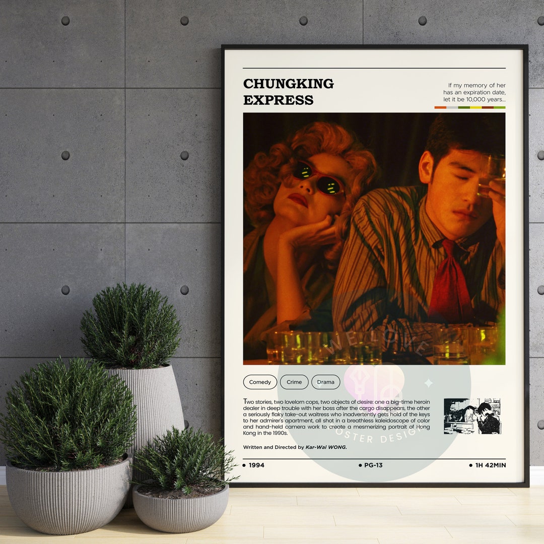 Chungking Express Movie Poster / Chungking Express Poster / Etsy