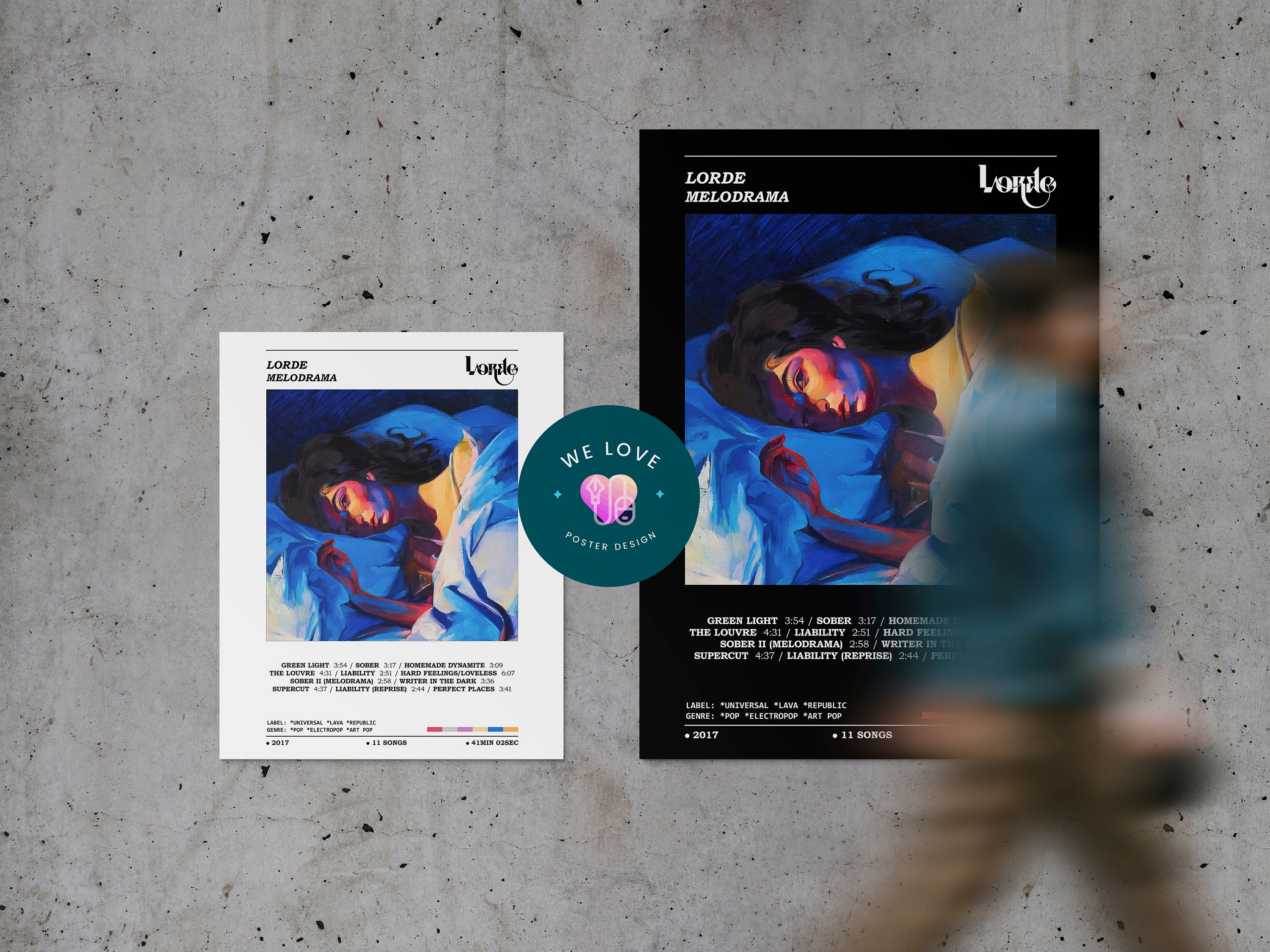 Lorde - Melodrama Album Poster / Lorde Poster sold by Kylie Cricket