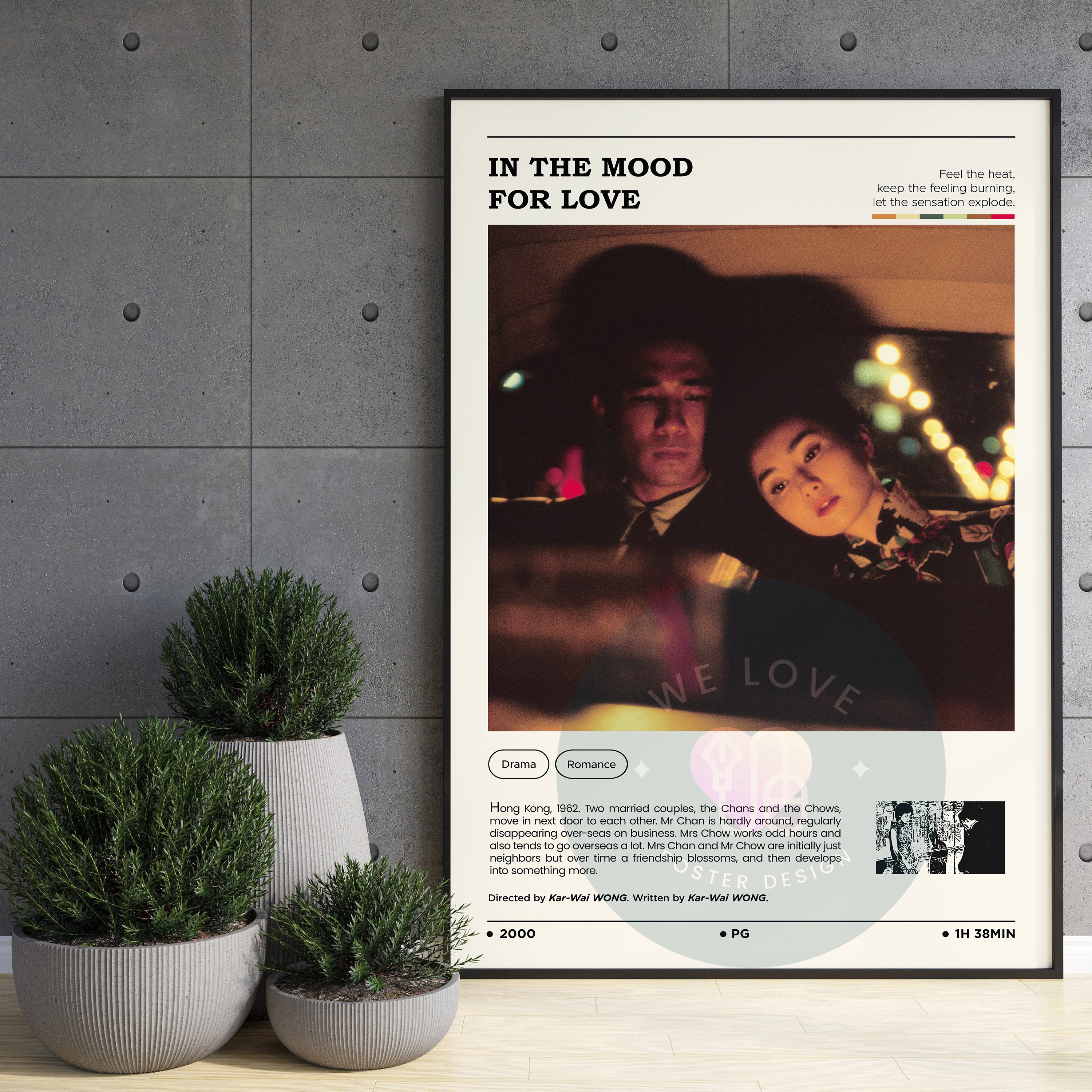 In the Mood for Love Movie Poster / in the Mood for Love Etsy