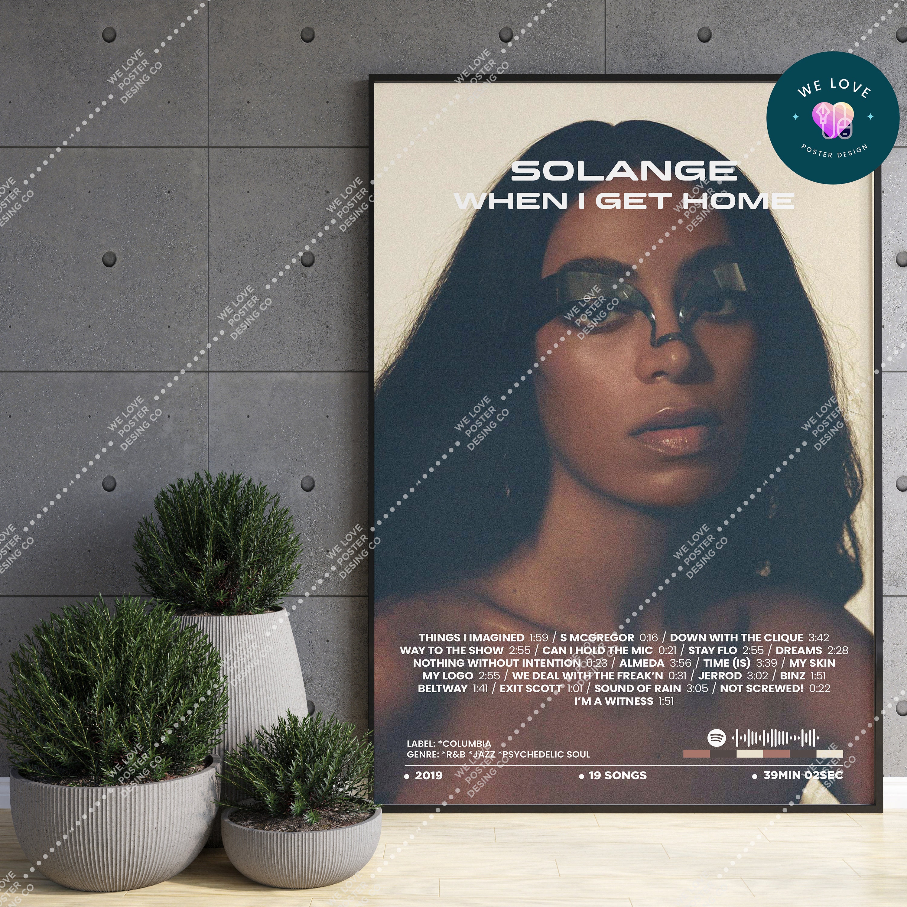 Solange When I Get Home Album Poster / Solange Poster / -