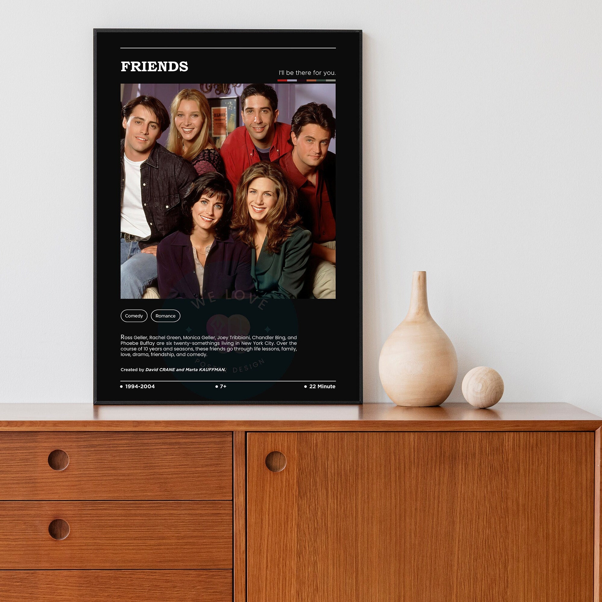 Discover Friends Tv Show Poster / Friends Poster / Tv Show Print / Tv Series Gift