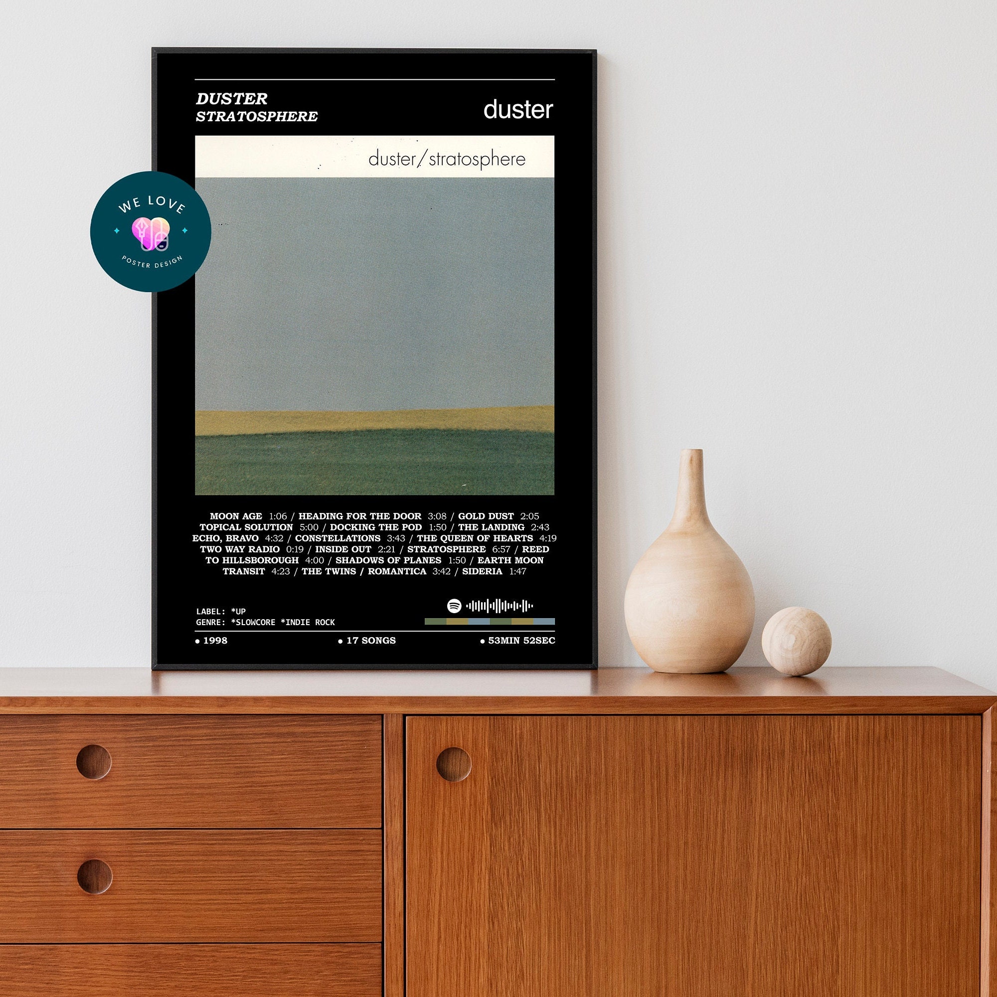 Duster Stratosphere Album Poster / Duster Poster / Album Cover Poster