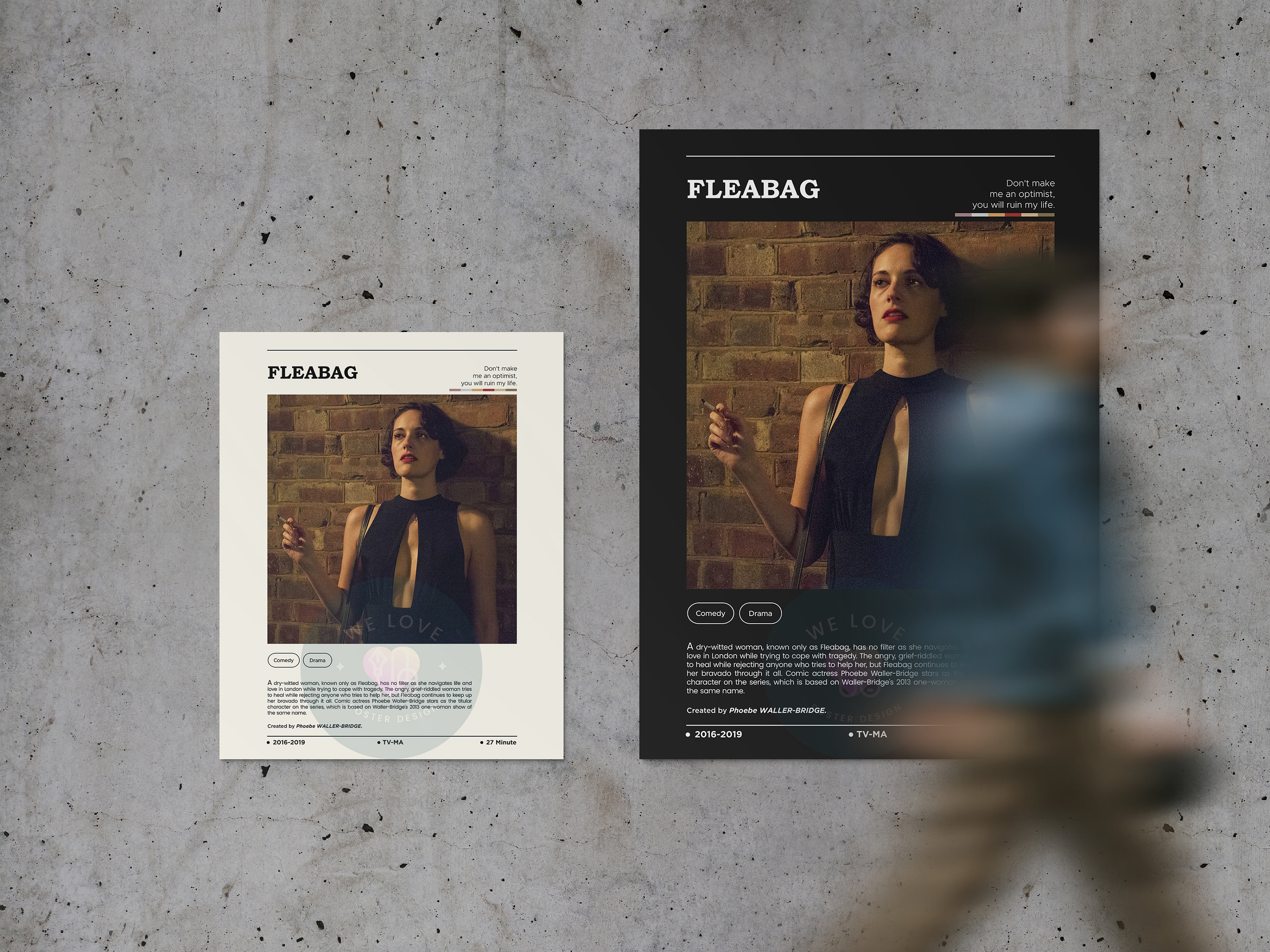 Discover Fleabag Tv Show Poster / Fleabag Poster / Tv Show Print / Tv Series Gifts