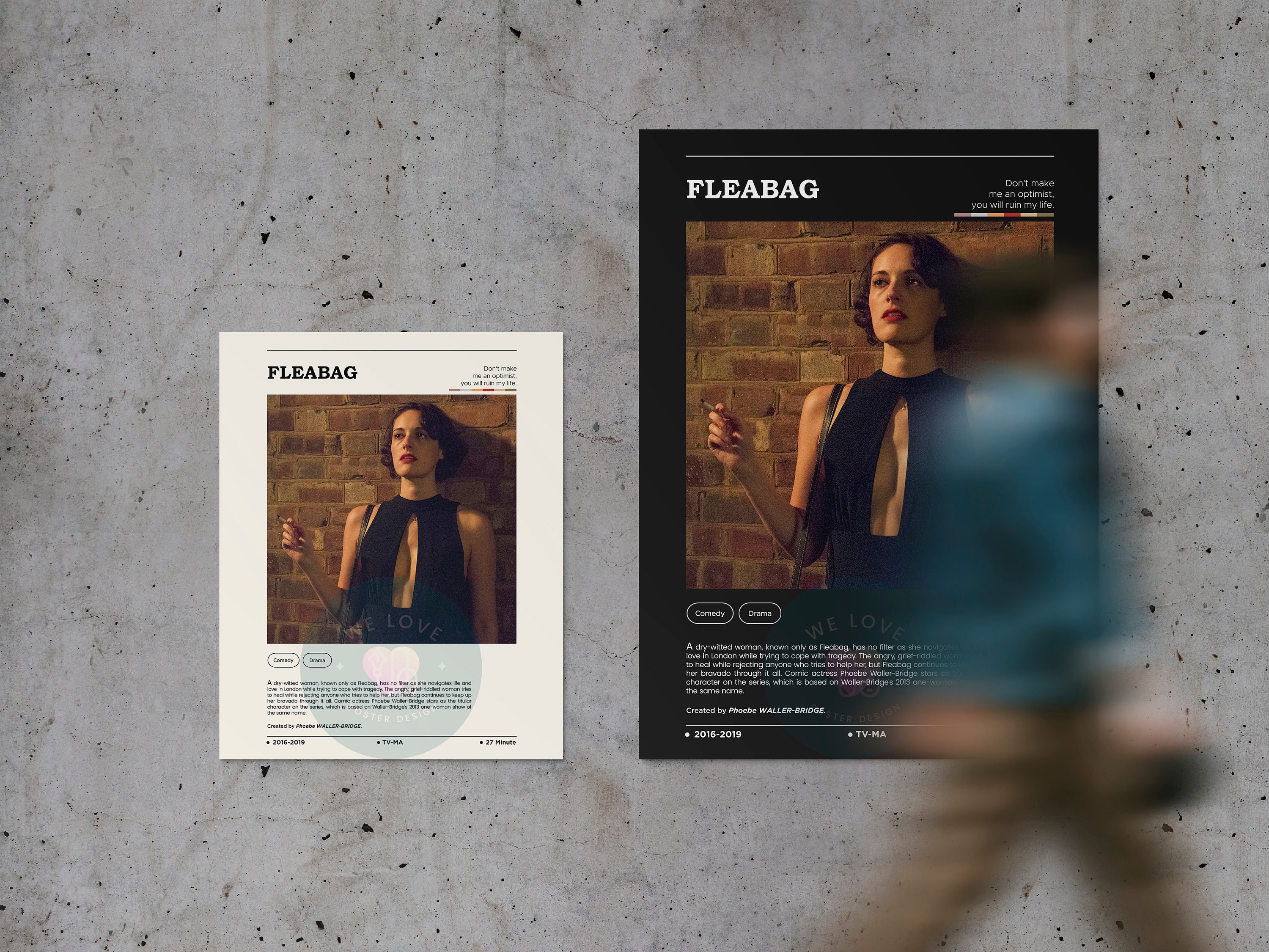 Discover Fleabag Tv Show Poster / Fleabag Poster / Tv Show Print / Tv Series Gifts