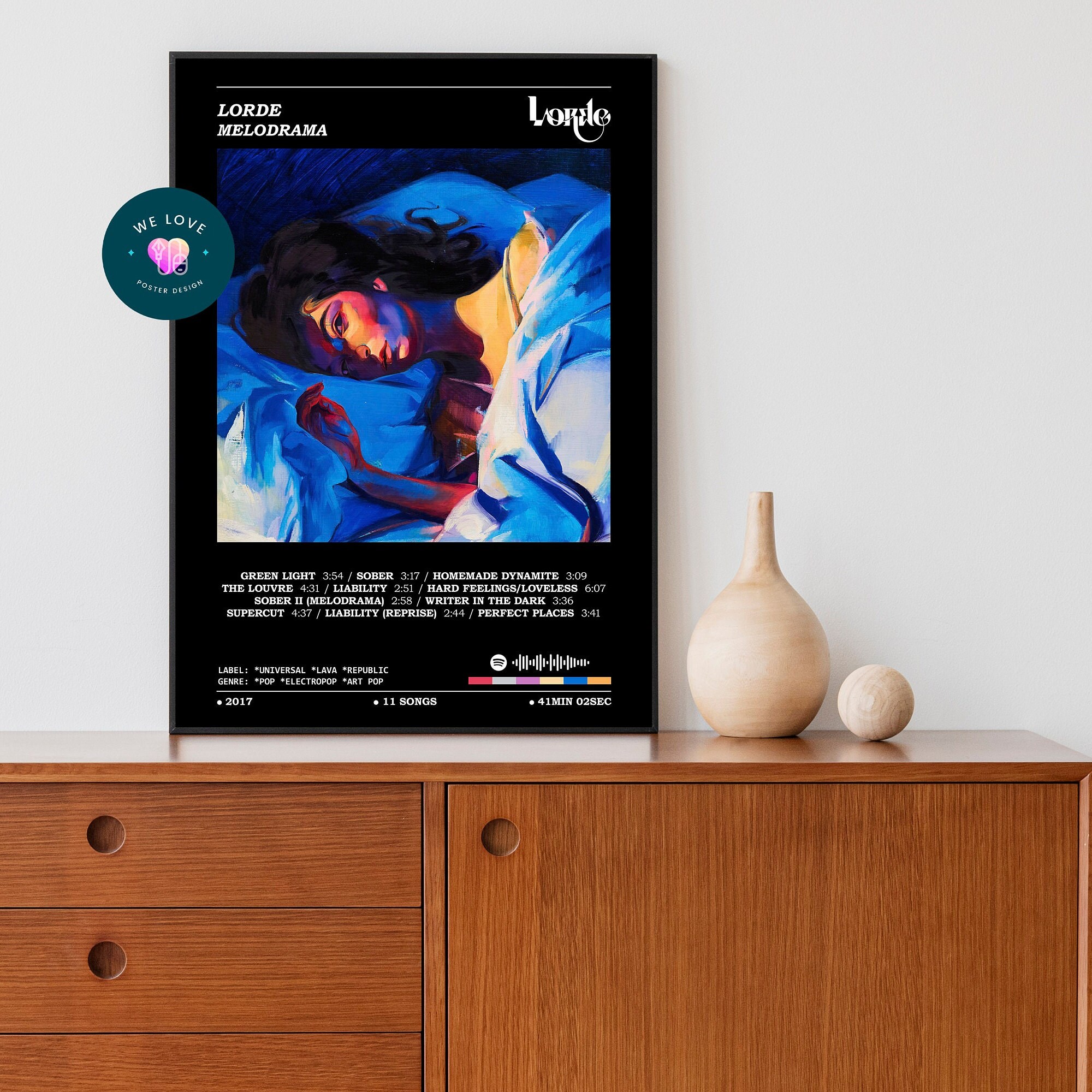 Lorde - Melodrama Album Poster / Lorde Poster sold by Kylie Cricket