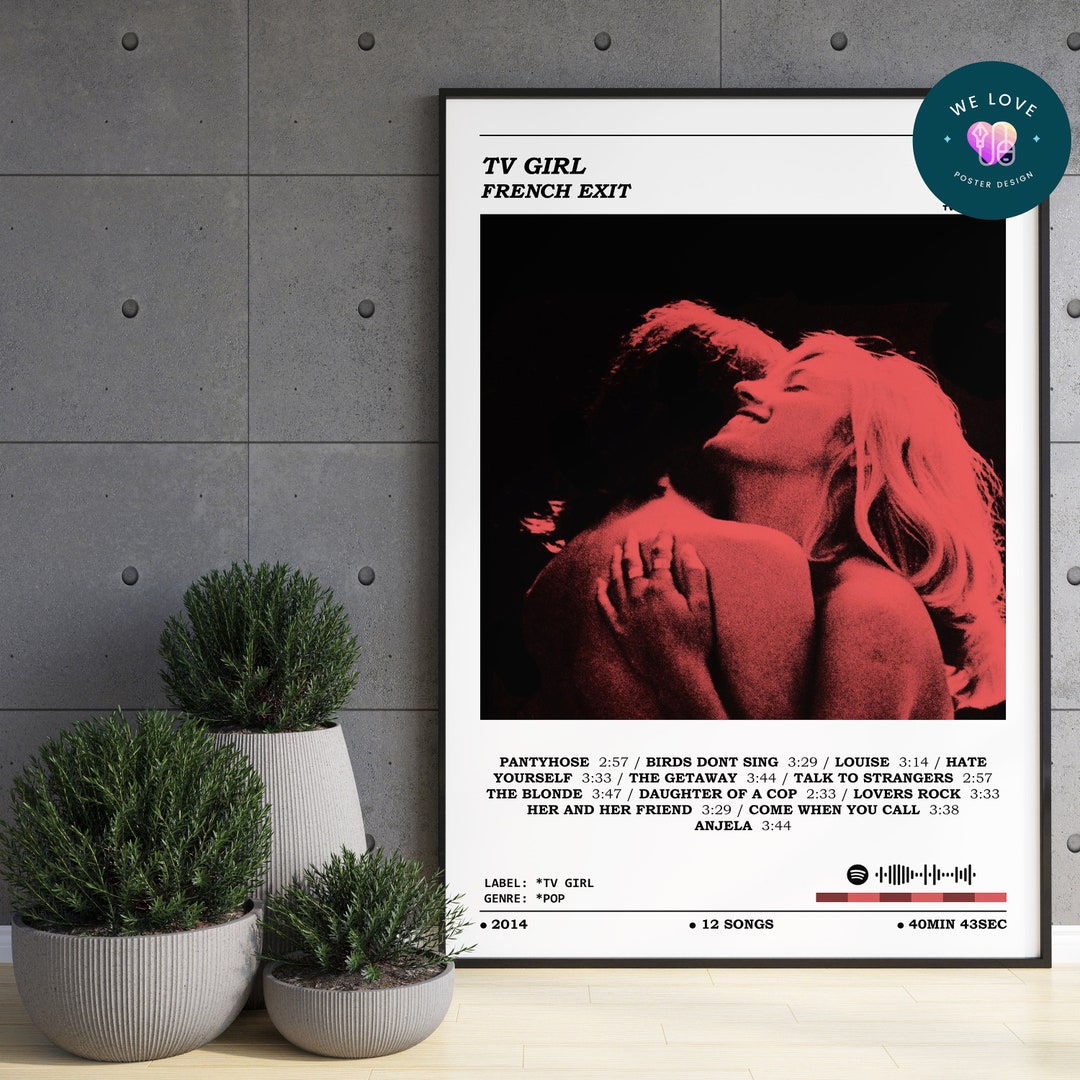 TV Girl French Exit Album Poster / Tv Girl Poster / Album Cover Poster