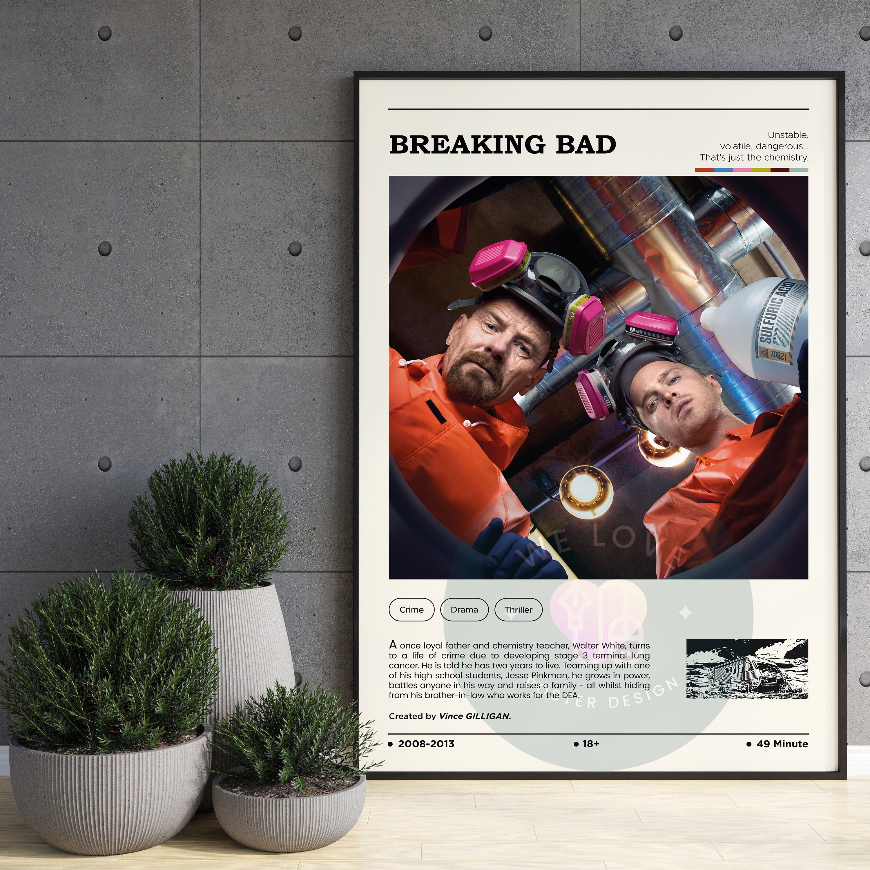 Breaking Bad Tv Show Poster / Breaking Bad Poster