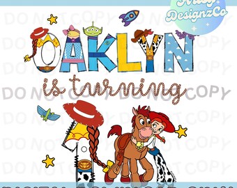 Toy Story Custom PNG File, Custom Name Toy Story Digital Download, Custom Toy PNG files, Toy Story Personalized Name