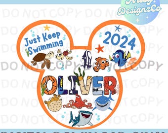 Nemo Custom PNG File, Custom Name NemoDigital Download, Custom Nemo PNG files, Nemo Personalized Name