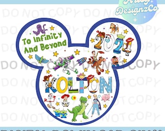 Toy Story Custom PNG File, Custom Name Toy Story Digital Download, Custom Toy PNG files, Toy Story Personalized Name