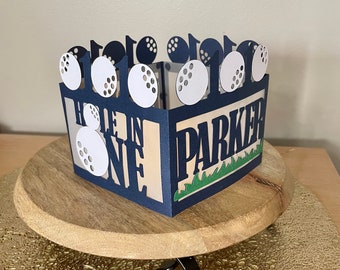 Golf Birthday Table Centerpiece, Golf Birthday Table Decorations, Golf Theme Birthday Decor, Golf Table Decor, Hole in One Table Decor