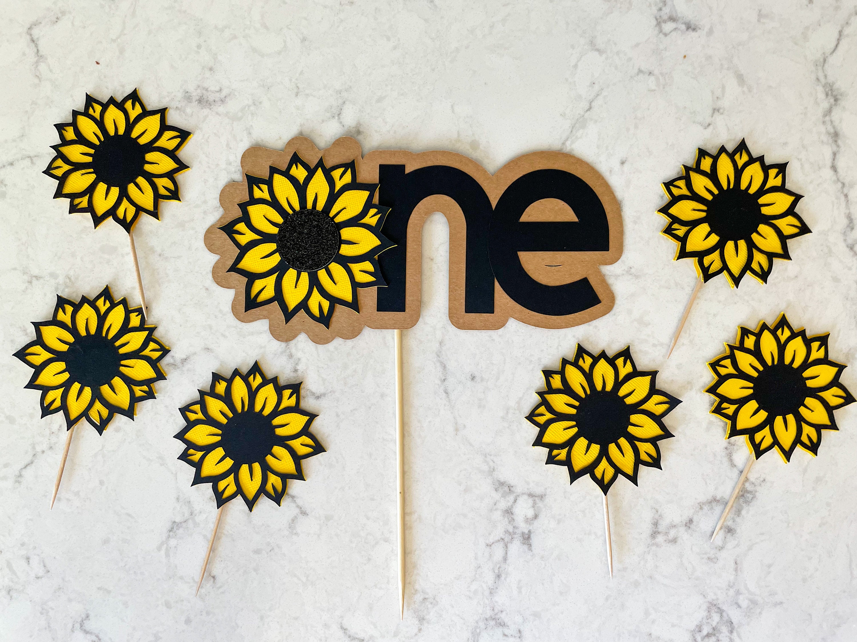 Sunflower Themed Birthday Decorations First Birthday - Etsy